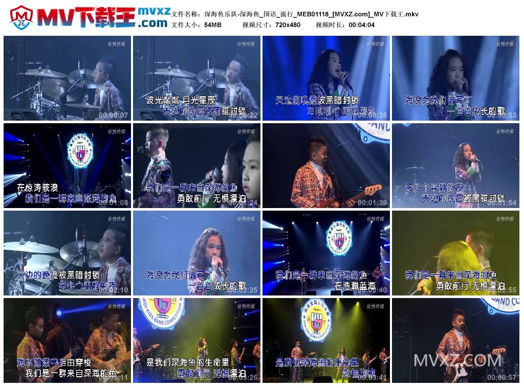 深海鱼乐队-深海鱼_国语_流行_MEB01118